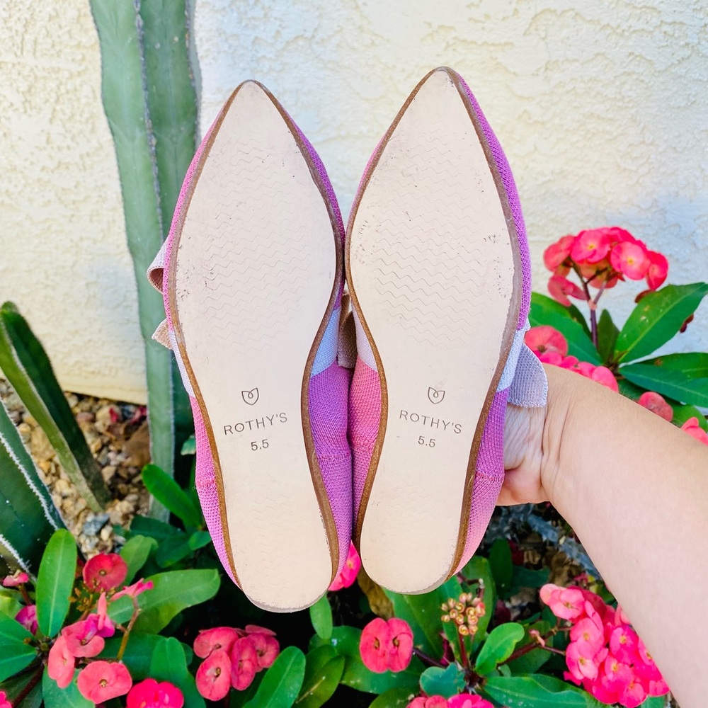 *SOLD* Rothys Mary Jane Points pink 5.5 - Picture 4 of 6